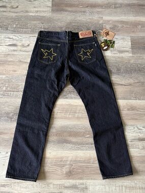 Bape Indigo STA Regular Fit 13oz Denim Jeans XL